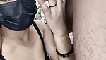 Cute Girl Giving deepthroat blowjob