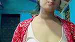 bengali babe huge breast and nipple pokie in white dress