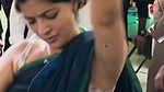 Actress Varalaxmi sexy armpits hips showing at public hot dance