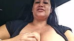 KeilyMadam show her big boobs to stranger in car