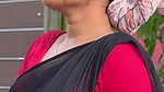 Sexy tamil actress seducing in half saree exotic hip blouse unhooked