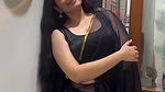 ksudha sexy in black saree