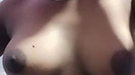 Round boobs college girl removing bra and topless
