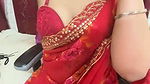 Beautiful Girl in Saree Boobs Show and Pussy Fingering