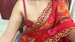 Beautiful Girl in Saree Boobs Show and Pussy Fingering