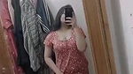 horny fat Bhabhi showing in front of mirror