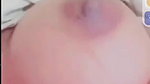 smiling girlfriend video call to boyfriend shows boobs