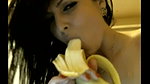 naughty indian babe sucking a banana on camera
