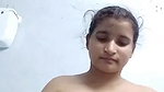 bengali girl in bathroom strips dresses and nude show