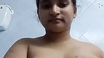 bengali girl in bathroom strips dresses and nude show