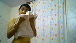 Indian amateur college girl filmed on cam in the bathroom