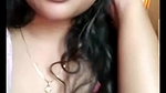 desi mallu horny girl removing her pink bra and showing boobs on video call