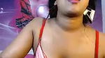 Wicked mature brown skin Indian lady shows off her breasts