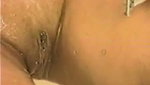 Beautiful and big boobed brunette shaves her pussy