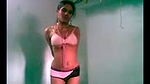 Lusty natural Indian bitch stripteases and flashes her quite nice ass