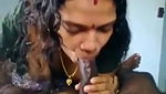 Ugly Indian MILF is totally into sucking delicious cock for semen