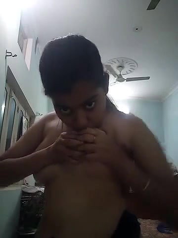 This Indian babe loves massaging her tits on webcam and I love that nasty girl