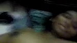 Kinky amateur dark skinned Indian girlie flashed her cute titties