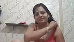 awesome desi bhabhi nude bathing selfie video