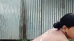 massive boobs Bengali taking outdoor bath viral MMS