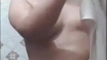 cute topless bhabhi in bathroom shows small boobs