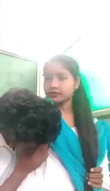 Cute girl with BF in Private room