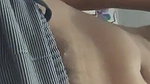 cute girl striptease in bathroom and naked show