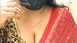 Telugu wife stripping saree and nude show with face