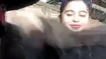 sharp boobs show cute girlfriend on video call