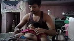 super busty Telugu aunty sex at home with boobs suck
