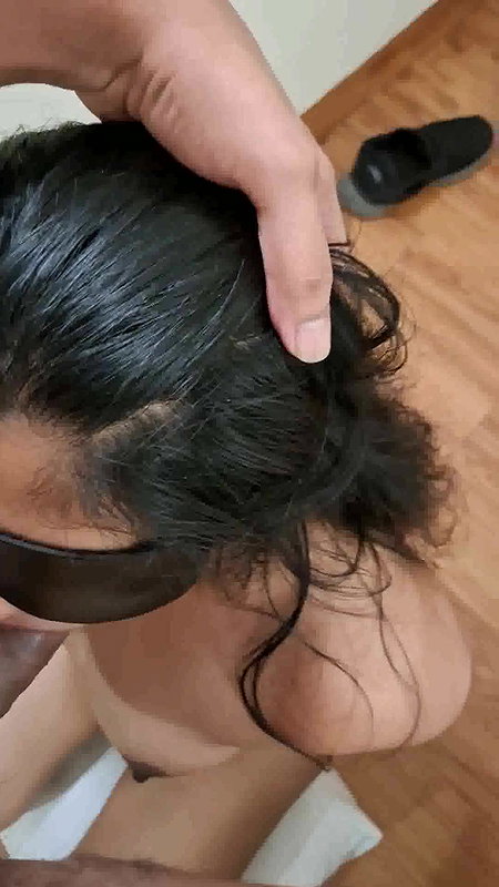christina yunn giving bondage blowjob
