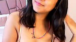 Sexy Girl in Bra & Panty Teasing on Live ~ with Face