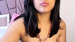 Sexy Girl in Bra & Panty Teasing on Live ~ with Face