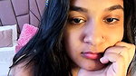 Sexy Girl in Bra & Panty Teasing on Live ~ with Face