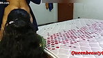 Telugu Desi QueenbeautyQB lovers fucking very Hard in Home suddenly come some one