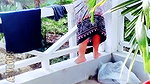 Bathing village bhabhi hot girl dress change full video New Desi video daily vlogs @ VLOGS