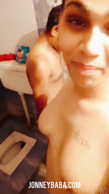 Indian shemale nude fucking toilet video