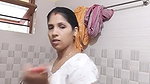 Morning bathing vlog with white nighty#hotyoga #hot