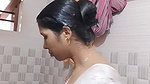 Morning bathing vlog with white nighty#hotyoga #hot