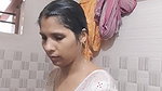 Morning bathing vlog with white nighty#hotyoga #hot