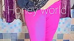 Trying pink leggings ( desi girl vlog )