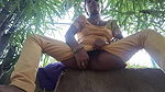 aunty pussy fingering in forest