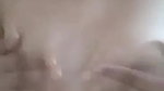 naked bathing slim girl