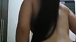 teen girl dance using butt