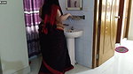 Tamil Hot aunty stand in front of mirror & hair combined then a Guy fucks her on Valentine’s Day – 2023 Happy Valentine