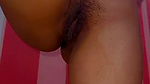 Tania Showing And Fingering Hairy Choot 1