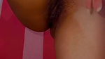 Tania Showing And Fingering Hairy Choot 1