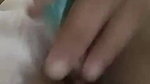 pussy fingering with lipstick