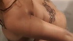 pussy fuck with dildo in bathtub