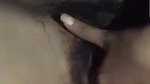 hairt pussy fingering on video call